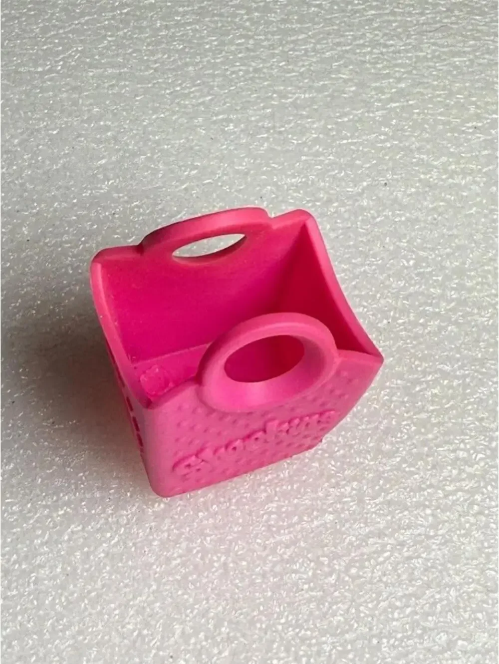 Shopkins Pink Grocery Shopping Bag Tote Moose Toys Mini Accessory Collectible